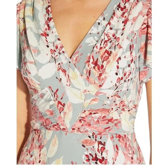 NWT Adrianna Papell Women's Floral Printed Fit and Flare - Picture 5 of 7